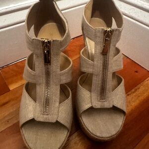 Michesl Kor Wedges. Size 9. EUC